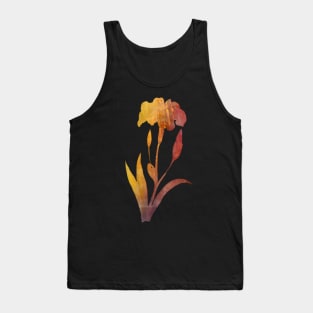 Fall color triangular flower Tank Top